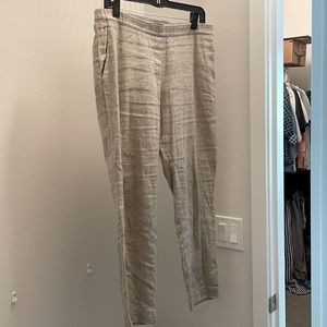 Theory linen capris size 10